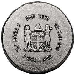 Pre-Owned 2020 Fiji Terracotta Warriors 5oz Silver Coin