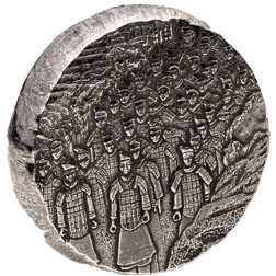 Pre-Owned 2020 Fiji Terracotta Warriors 5oz Silver Coin