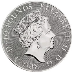 Pre-Owned UK Britannia 10oz Silver Coin - Mixed Dates - VAT Free