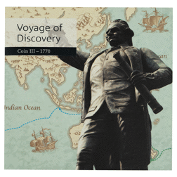 Pre-Owned 2020 UK Captain James Cook's Voyage of Discovery £2 Proof Silver Coin - Damaged Box - VAT 