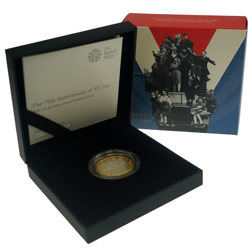 Pre-Owned 2020 UK 75th Anniversary of VE Day £2 Piedfort Proof Silver Coin - VAT Free