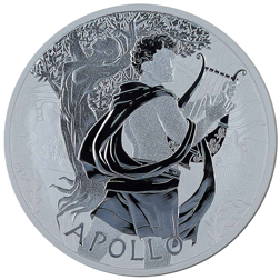 Pre-Owned 2023 Tuvalu Gods of Olympus: Apollo 1oz Silver Coin - VAT Free