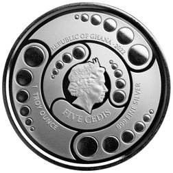 Pre-Owned 2022 Republic of Ghana Alien 1oz Silver Coin - VAT Free