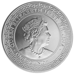 Pre-Owned St. Helena British Trade Dollar Restrike 1oz Silver Coin - Mixed Dates - VAT Free