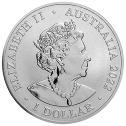 Pre-Owned 2022 Australian Dusky Dolphin 1oz Silver Coin - VAT Free