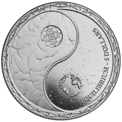 Pre-Owned 2022 Tokelau Equilibrium 1oz Silver Coin - VAT Free