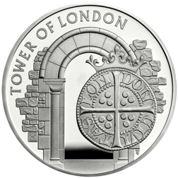Pre-Owned 2020 Tower of London: The Royal Mint £5 Proof Design Silver Coin - VAT Free