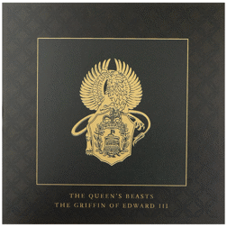 Pre-Owned 2021 UK Queen’s Beasts Griffin of Edward 1oz Proof Silver Coin - VAT Free