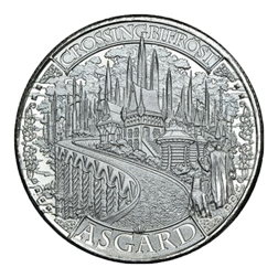Pre-Owned Mason Mint Mythical Cities Series: Asgard 1oz Silver Round