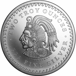 Aztec Calendar 2oz Silver Round