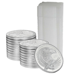 GSM Eagle 1/4oz Silver Round - Full Tube of 20 Coins