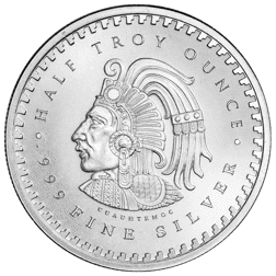 Aztec Calendar 1/2oz Silver Round - Full Tube of 20 Coins