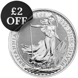 Pre-Owned UK King Charles III Britannia 1oz Silver Coin - Mixed Dates