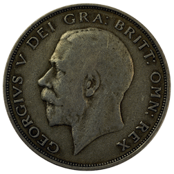 『NGC AU55』イギリスジョージ5世ハーフクラウン銀貨(1921年) 1921年英国半クラウン銀貨。（NGC AU55』イギリスジョージ5世