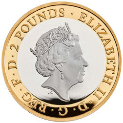 Pre-Owned 2019 UK 75th Anniversary of D-Day £2 Proof Design Silver Coin - VAT Free