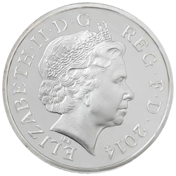 Pre-Owned 2014 UK Floral Icons Northern Ireland £1 Proof Design Silver Coin - VAT Free