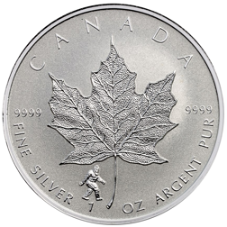 Pre-Owned 2016 Canadian Maple 'Bigfoot Privy' 1oz Silver Coin - VAT Free
