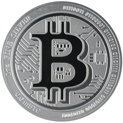 Pre-Owned Niue Bitcoin 1oz Silver Coin - Mixed Dates - VAT Free