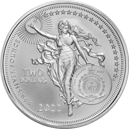 Pre-Owned 2022 Niue Icons of Inspiration: Isaac Newton 1oz Silver Coin - VAT Free