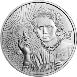 Pre-Owned 2023 Niue Icons of Inspiration: Marie Curie 1oz Silver Coin - VAT Free