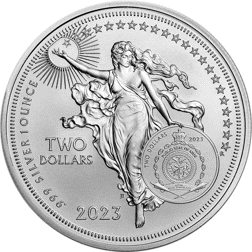 2021 1 オンス銀貨　NIUE ICONS OF INSPIRATION Gold Ounce 2021 Icons of Inspiration - Galileo, Coin from