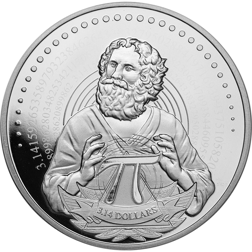 Pre-Owned 2021 Solomon Islands Number Pi 1oz Silver Coin - VAT Free