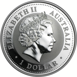 Pre-Owned 2003 Australian Lunar Goat 1oz Silver Coin Series I - VAT Free