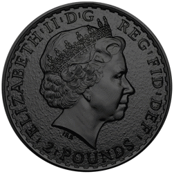 Pre-Owned 2015 UK 'Burning' Britannia 1oz Silver Coin - VAT Free