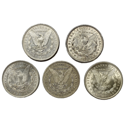 Pre-Owned USA Complete Morgan Dollar Mintmark Silver Coin Collection - VAT Free