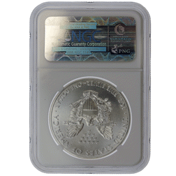 Pre-Owned 2012 USA Eagle 1oz Silver Coin - NGC Graded MS69 - 3627404-089 - VAT Free