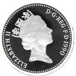 Pre-Owned 1990 £1 Proof Silver Coin - VAT Free