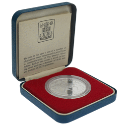 Pre-Owned 1977 Silver Jubilee Proof Silver Crown Coin - VAT Free