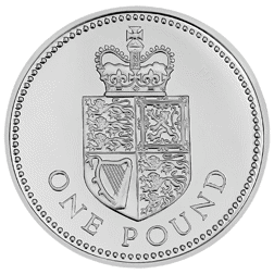 Pre-Owned 1988 UK £1 Proof Silver Coin - VAT Free