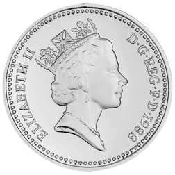 Pre-Owned 1988 UK £1 Proof Silver Coin - VAT Free