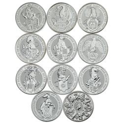 【英国銀貨】The Queen's Beasts グリフィン2oz ピエフォ銀貨 Buy 2 oz British Beast Silver Coins [The Griffin] | Money