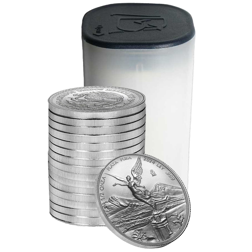 2024 Mexican Libertad 1/2oz Silver Coin - Full Tube of 25 Coins