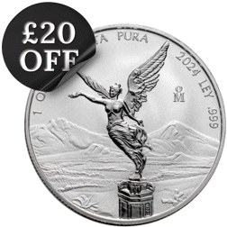 2024 Mexican Libertad 1oz Reverse Proof Silver Coin