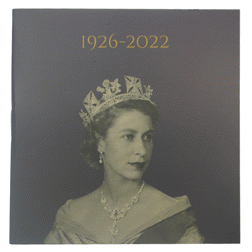 Pre-Owned 2022 UK Queen Elizabeth II Memorial £5 Piedfort Proof Silver Coin - VAT Free
