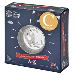 Pre-Owned 2018 UK Cricket 10p Proof Silver Coin - VAT Free