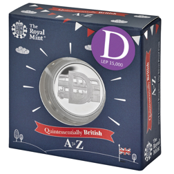 Pre-Owned 2018 UK Double Decker 10p Proof Silver Coin - VAT Free
