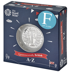 Pre-Owned 2018 UK Fish and Chips 10p Proof Silver Coin - VAT Free