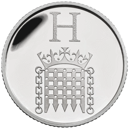 Pre-Owned 2018 UK Houses of Parliament 10p Proof Silver Coin - VAT Free
