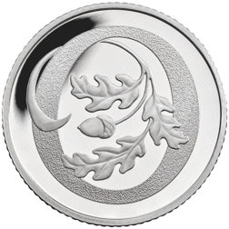 Pre-Owned 2018 UK Oak Tree 10p Proof Silver Coin - VAT Free