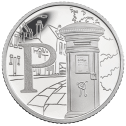 Pre-Owned 2018 UK Postbox 10p Proof Silver Coin - VAT Free