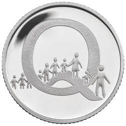 Pre-Owned 2018 UK Queueing 10p Proof Silver Coin - VAT Free