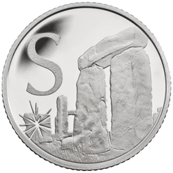 Pre-Owned 2018 UK Stonehenge 10p Proof Silver Coin - VAT Free