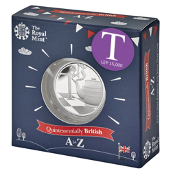 Pre-Owned 2018 UK Teapot 10p Proof Silver Coin - VAT Free