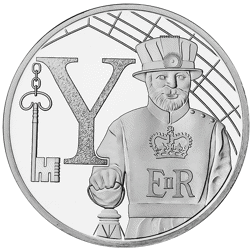 Pre-Owned 2018 UK Yeoman Warder 10p Proof Silver Coin - VAT Free