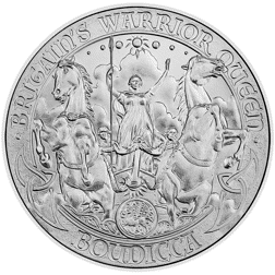 Pre-Owned Boudicca: Britain's Warrior Queen 1oz Silver Round