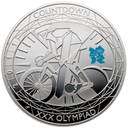 Pre-Owned 2011 'Countdown to London 2012' £5 Silver Proof Design Coin - VAT Free